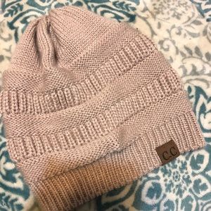 Beige/Tan C.C. beanie